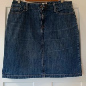 L.L Bean Jean skirt